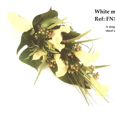 White modern Tied Sheaf Ref:FN10